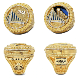 New arrivals   2022  NBA Golden State Warriors Kuri Championship Ring Rotatable Ring Men's Ring - 9
