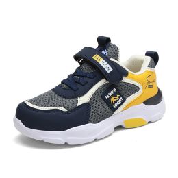 Brand Kids Sneakers Boys Running Shoes Outdoor Hollow Sole Children Shoes Bounce Design Girls Tenis Infantil School Sport Shoes - Yellow Sneakers - 3