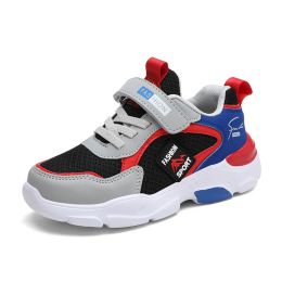 Brand Kids Sneakers Boys Running Shoes Outdoor Hollow Sole Children Shoes Bounce Design Girls Tenis Infantil School Sport Shoes - Red Sneakers - 4.5
