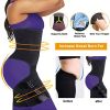 3 in 1 Waist Trimmers for Women Workout Sweat Waist Trainer Body Shaper - Silver - S/M