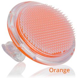Hair Care Scalp Massage Comb Massager Meridian Brush Head Face (Color: Orange)