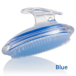 Hair Care Scalp Massage Comb Massager Meridian Brush Head Face (Color: Blue)