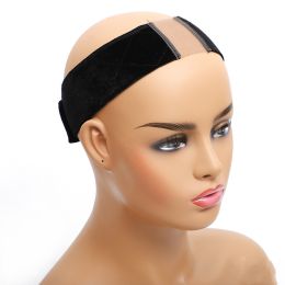 Wig fixed headband Velcro (Option: Black-B)