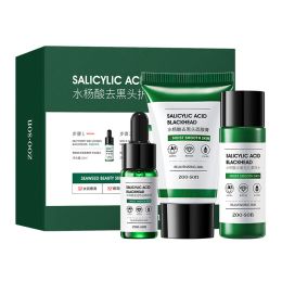 Three Piece Bamboo Charcoal Cleansing And Removing Blackheads (Color: Green)