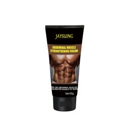 Bottled Men's Abdominal Muscle Ointment Fitness Shaping Cream (Color: Black)