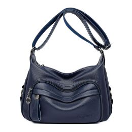 Shoulder Bags Women Handbags High Capacity Crossbody Bags (Color: Blue)